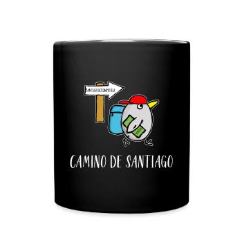Way of St. James Spain Pilgrims Camino De Santiago - Full Colour Mug - black - Front