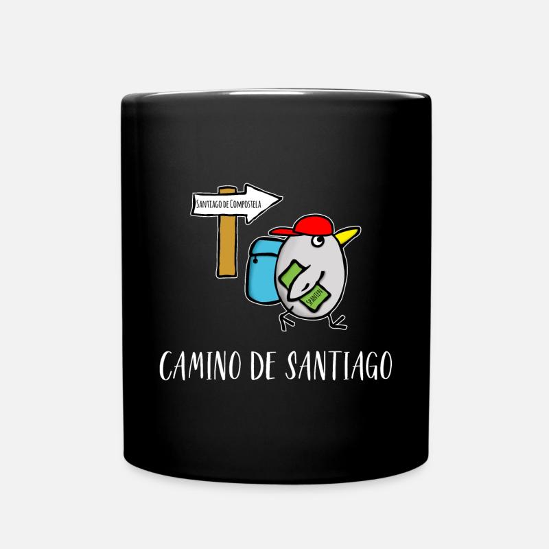Chemin de Compostelle Espagne Pèlerins Camino De Santiago - Mug uni - noir