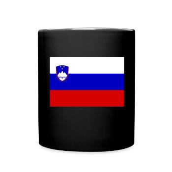 Slowenien slowenisch Flagge Fahne - Tasse einfarbig - Schwarz - Vorne
