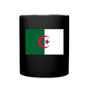 Algeria Algerian Flag Flag - Full Colour Mug - black - Front