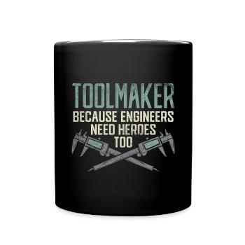 Artisanat en métal d'outillage - Mug uni - noir - Devant