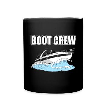 Boot Crew Motorboot - Tasse einfarbig - Schwarz - Vorne