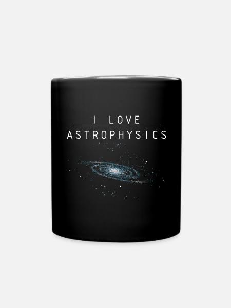 J’aime l’astrophysique - Mug uni - noir