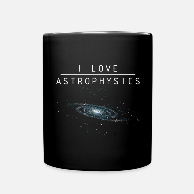 J’aime l’astrophysique - Mug uni - noir