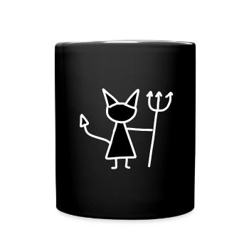 Devil evil - Full Colour Mug - black - Front