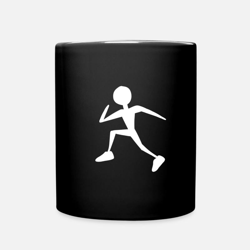course sport - Mug uni - noir