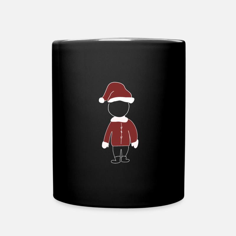 weihnachten weihnacht - Tasse einfarbig - Schwarz
