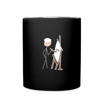 peinture des artistes - Mug uni - noir - Devant