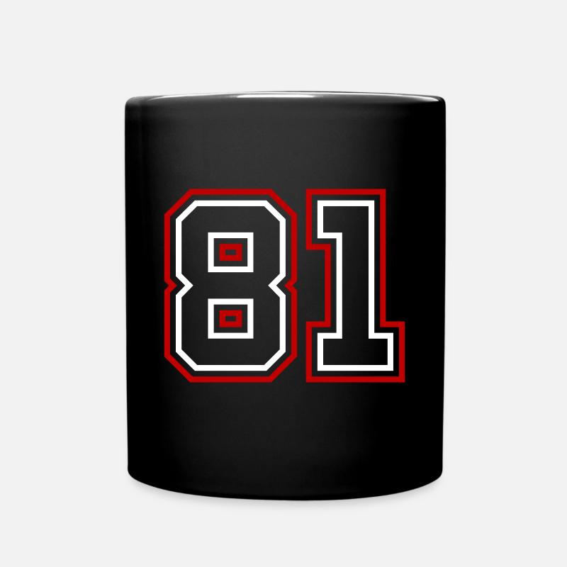 Numéro 81 - Mug uni - noir