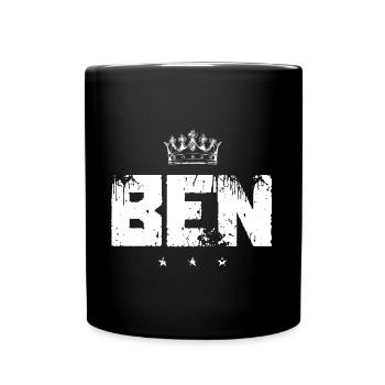 Ben - Tasse einfarbig - Schwarz - Vorne