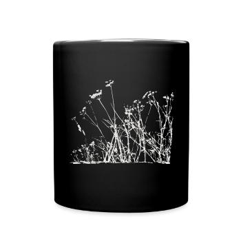 Meadow plants of nature - Full Colour Mug - black - Front