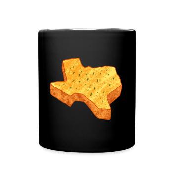 Toast Map Design pour les amoureux du Texas - Mug uni - noir - Devant