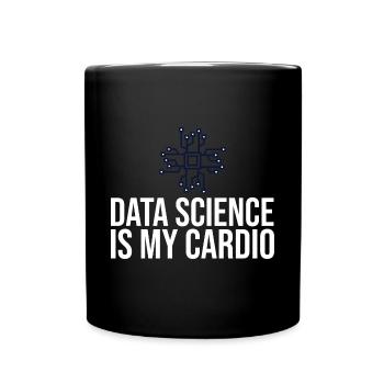 Datenwissenschaftler Data Science Wissenschaft - Tasse einfarbig - Schwarz - Vorne