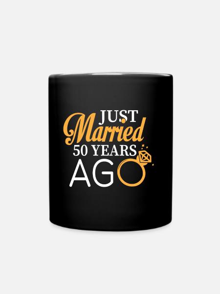 Je viens de me marier il y a 50 ans - Mug uni - noir