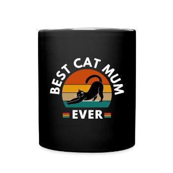 BESTE KATZENMAMA ALLER ZEITEN - Tasse einfarbig - Schwarz - Vorne