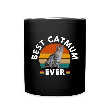 BESTE KATZENMAMA ALLER ZEITEN - Tasse einfarbig - Schwarz - Vorne