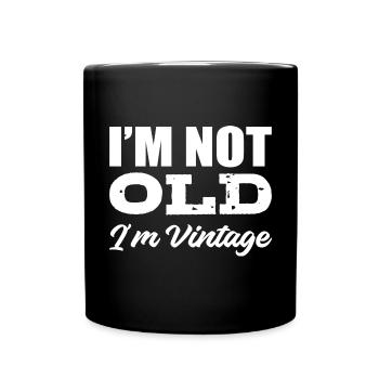 Je suis Vintage Loving Grand-père Poison - Mug uni - noir - Devant