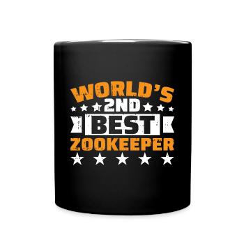 Zoowärter - Tasse einfarbig - Schwarz - Vorne