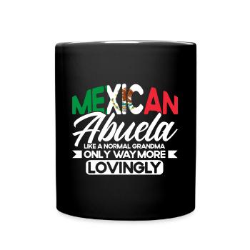 Mexiko Mexikanische Wurzeln Geschenk - Tasse einfarbig - Schwarz - Vorne