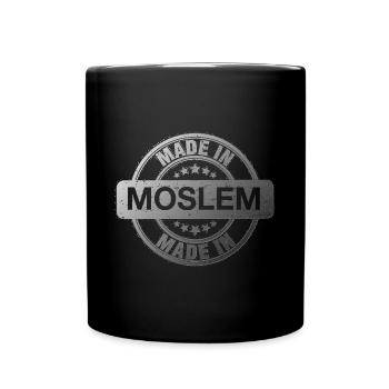 Made in Moslem - Tasse einfarbig - Schwarz - Vorne