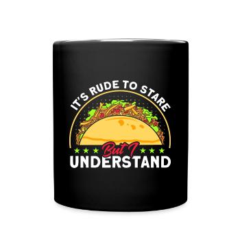Taco Tacos Mexicain Fast Food Cadeau - Mug uni - noir - Devant