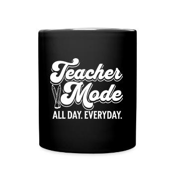 Teacher Fashion - Full Colour Mug - black - Front