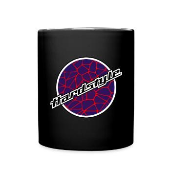 Hardstyle | Hardstyle Blue Red| Gabber Frenchcore - Full Colour Mug - black - Front