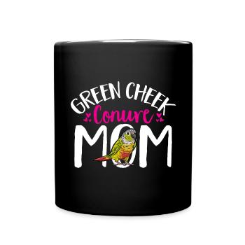 Molinasittich Parrot Bird Sun Parakeet - Full Colour Mug - black - Front