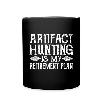 Arrowhead Hunting Arrowhead Collector - Full Colour Mug - black - Front