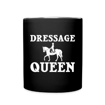 Dressage Riding Horse Training Dressage - Full Colour Mug - black - Front