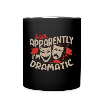 Musical Drama Theater - Tasse einfarbig - Schwarz - Vorne