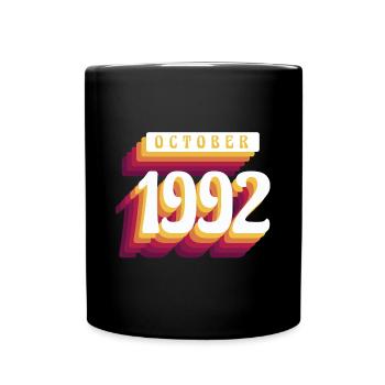 October 1992 - 30th birthday gift. Legend. - Full Colour Mug - black - Front