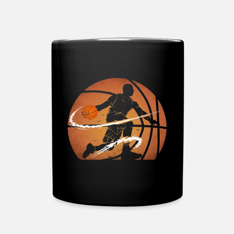 Basketballer - Full Colour Mug - black