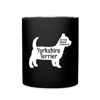 Yorkshire Terrier - Mug uni - noir - Devant