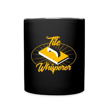 Tile Laying Panel Layers Tilers Gift - Full Colour Mug - black - Front