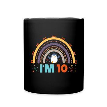 King Penguin Emperor Penguin Penguin Gift - Full Colour Mug - black - Front