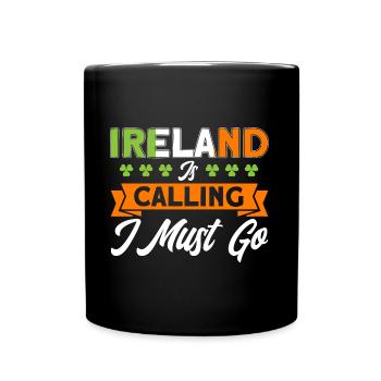 Irish Flag Ireland Ireland Holiday Gift - Full Colour Mug - black - Front
