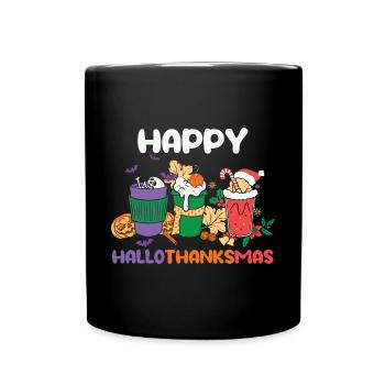 Cadeaux de Noël Noël - Mug uni - noir - Devant
