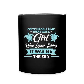 Turtle Sea turtles Turtles Liebha - Full Colour Mug - black - Front