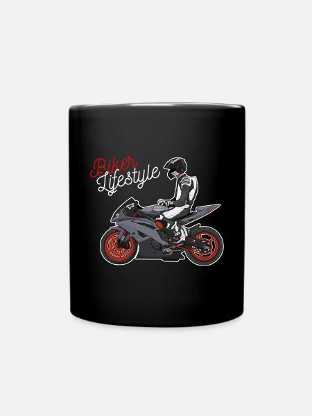 Moto Lifestyle / Moto / Moto motard - Mug uni - noir