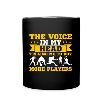 Fantasy Football Champion Fantasy Football Football - Mug uni - noir - Devant