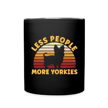 Yorkshire Terrier Yorkie Dog Cadeau - Mug uni - noir - Devant