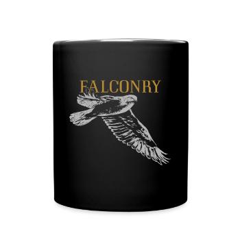 Fauconnerie Faucon pèlerin - Mug uni - noir - Devant
