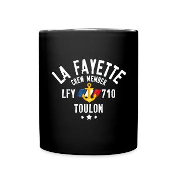 Lafayette Toulon Marine France - Full Colour Mug - black - Front