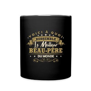 Le Meilleur Beau-Père Du Monde - Mug uni - noir - Devant