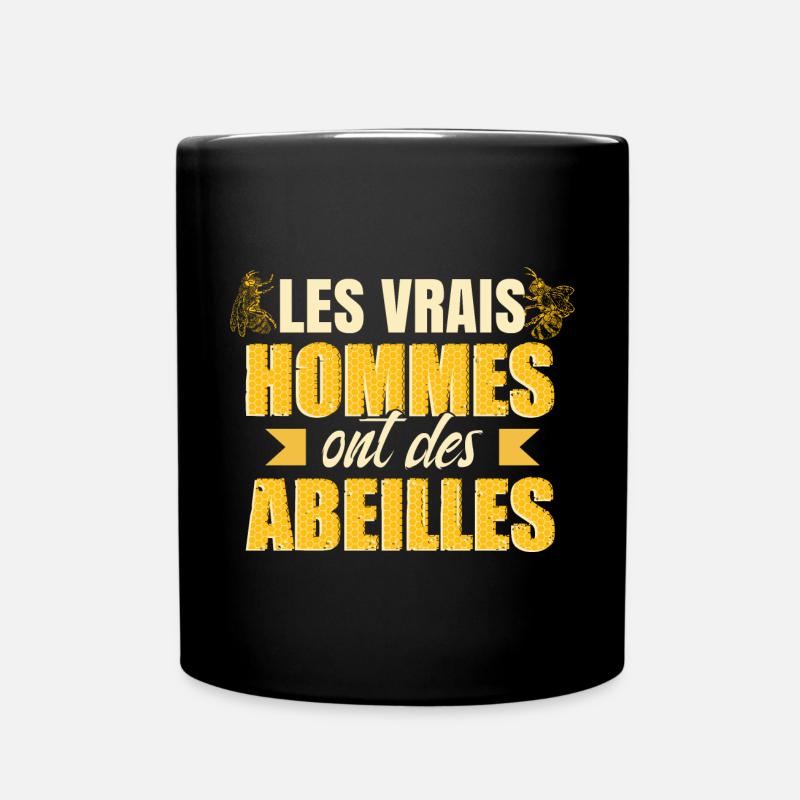 Hommes Ont Des Abeilles - Mug uni - noir
