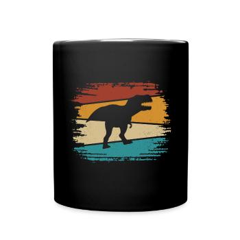 T-Rex - Tasse einfarbig - Schwarz - Vorne