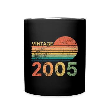 Limited Edition 2005 Geburtstag Jahrgang 2005 - Tasse einfarbig - Schwarz - Vorne
