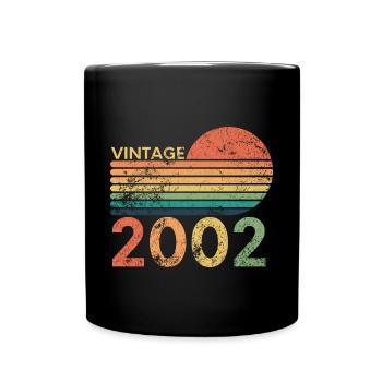 Cadeau d'anniversaire Vintage 2002 Vintage 2002 - Mug uni - noir - Devant