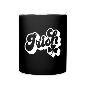 Cadeau de la Saint-Patrick Trèfle Hommes, Femmes, Enfants - Mug uni - noir - Devant